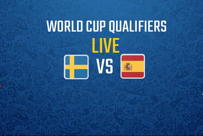 การแข่งขัน : [ บอลโลก โซนยุโรป ] สวีเดน VS สเปน